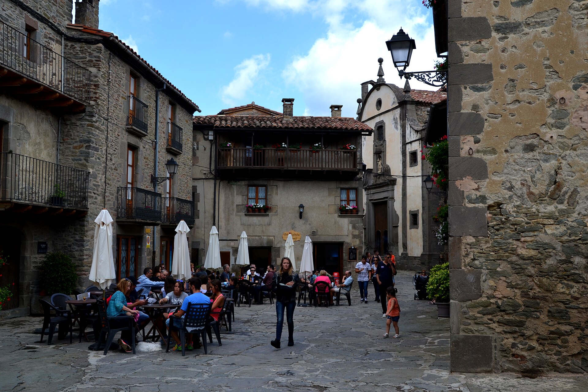 La Plaça Major de Rupit
