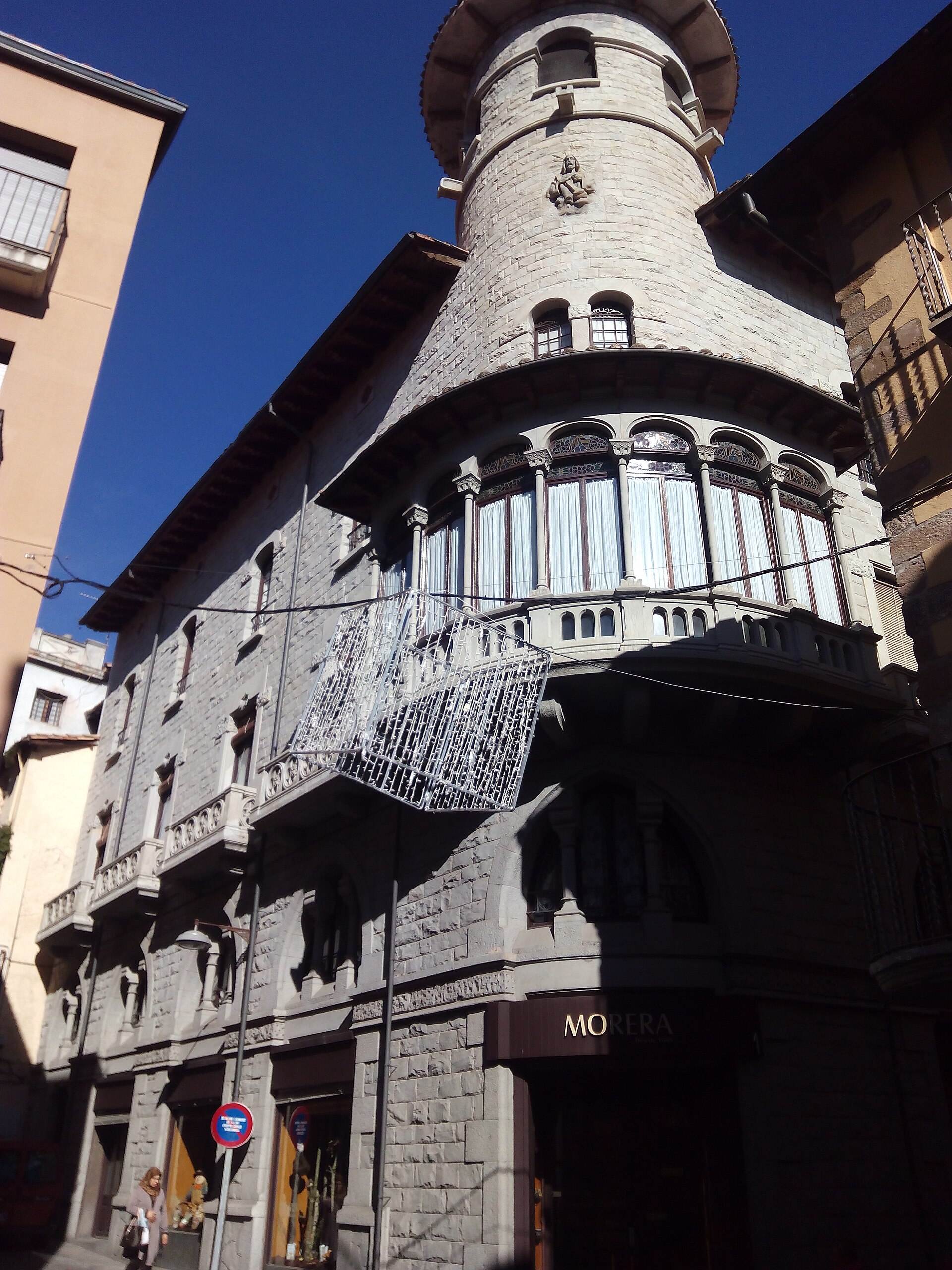 Modernist tower of Casa Pujador